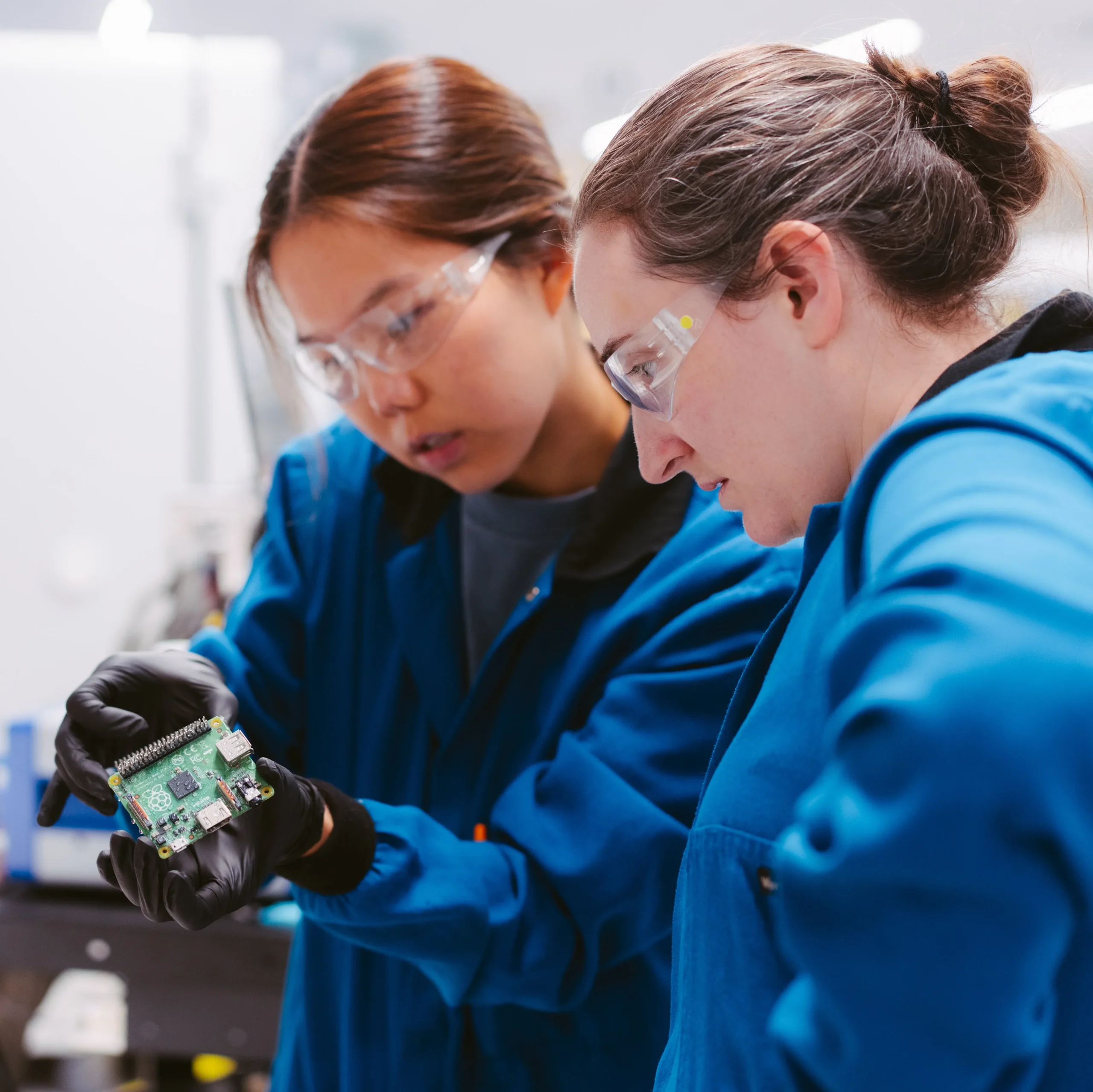 actnano team in the laboratory