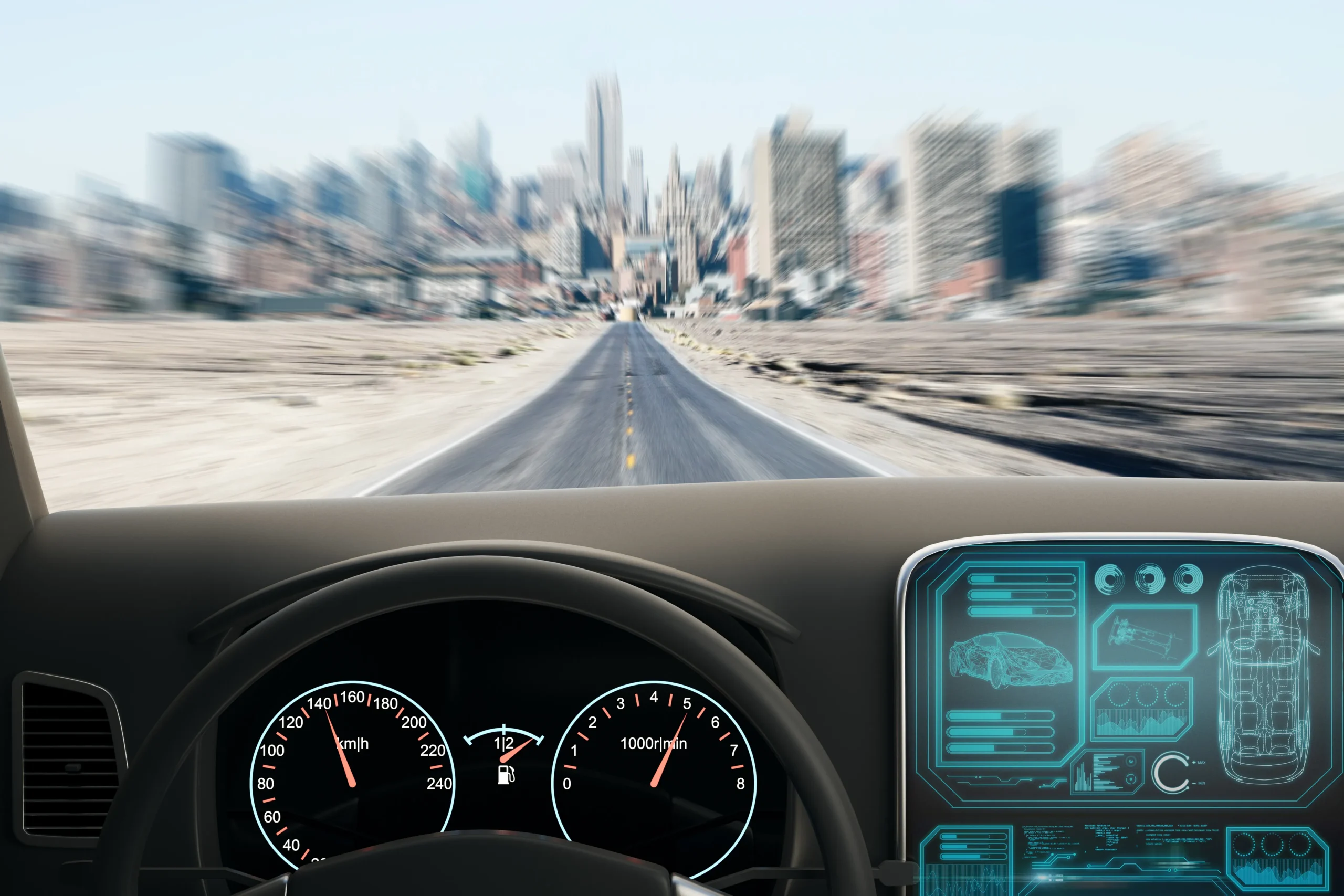 dashboard of car image